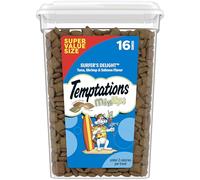 Temptations MixUps Crunchy and Soft Cat Treats Surfer's Delight Flavor, 16 oz. Tub