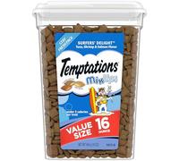 Temptations MixUps Crunchy and Soft Cat Treats Surfer's Delight Flavor, 16 oz. Tub