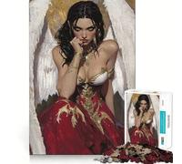 Temptress of The Heavens Jigsaw Puzzle 1000 Piece for Adults Strong Logic Toy Anxiety Relief Clear Edge Festival Gift (38x52cm)