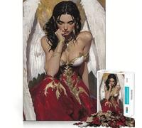 Temptress of The Heavens Teenagers 1000 Piece Jigsaw Puzzle Think Smart Toy Bonding Time Smooth Cut Santa Wish List (50x75cm)