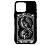 Tempus Fugit Memento Mori Latin Saying Case for iPhone 16 Pro Max