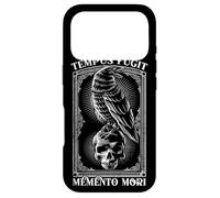 Tempus Fugit Memento Mori Latin Saying Case for iPhone 17 Pro