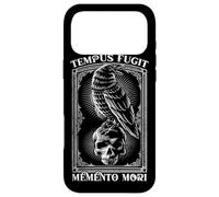 Tempus Fugit Memento Mori Latin Saying Case for iPhone 17 Pro Max
