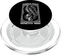 Tempus Fugit Memento Mori Latin Saying PopSockets PopGrip for MagSafe