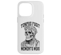 Tempus Fugit Memento Mori Stoic Roman Emperor Skull Stoicism Case for iPhone 14 Pro Max