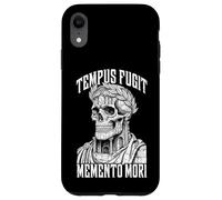 Tempus Fugit Memento Mori Stoic Roman Emperor Skull Stoicism Case for iPhone XR
