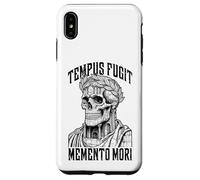 Tempus Fugit Memento Mori Stoic Roman Emperor Skull Stoicism Case for iPhone XS Max