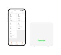 Temtop Air Quality Monitor PM2.5 PM10 Temperature Humidity Detector with Real-Time AQI and Bluetooth App, P1
