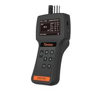 Temtop Particle Counter Triple-Channel Handheld Dust Monitor, 0.3μm/0.5μm/5μm Real-Time Sync Detection, Concentrations of 3 Particles PM2.5 PM10 TSP, Temp & Humidity Detector, Airing 2000