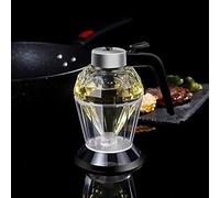 TEMU-SC 200ml honey dispenser drip free, honey jar, syrup dispenser, honey pot, honey container, Diamond modeling(glass)(small)