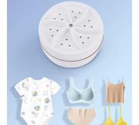 TEMU-SC Portable Mini Turbo Washer, Portable washing machine, Mini washing machine, Small washing machine for Underwear, Sock, Baby Clothes, Travel, Camping, RV, Dorm, Home