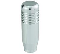 Temzzer 3.3 in Shifter Stick Knob Polished Alloy Lever Shift Handle Heavy Racing Gear Lever Head for Most Manual Automotive Vehicles (Silver)