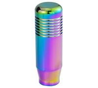 Temzzer 3.3 in Shifter Stick Knob Polished Alloy Lever Shift Handle Heavy Racing Gear Lever Head for Most Manual Automotive Vehicles (Colorful)