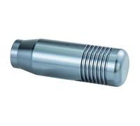 Temzzer 3.3 in Shifter Stick Knob Polished Alloy Lever Shift Handle Heavy Racing Gear Lever Head for Most Manual Automotive Vehicles (Grey)