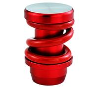 Temzzer 3 inch Shifter Gear Lever Knob Spring Heavy Car Stick Shift Aluminum Head for Most Manual Automatic Vehicles (Red)