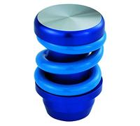 Temzzer 3 inch Shifter Gear Lever Knob Spring Heavy Car Stick Shift Aluminum Head for Most Manual Automatic Vehicles (Blue)