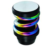 Temzzer 3 inch Shifter Gear Lever Knob Spring Heavy Car Stick Shift Aluminum Head for Most Manual Automatic Vehicles (Black Colorful)