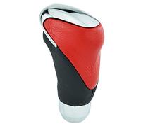 Temzzer 4 inch Gear Shifter Stick Knob PU Leather Car Stick Knob Handle for Most Manual Automotive Vehicles (Red)
