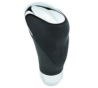 Temzzer 4 inch Gear Shifter Stick Knob PU Leather Car Stick Knob Handle for Most Manual Automotive Vehicles (Black)