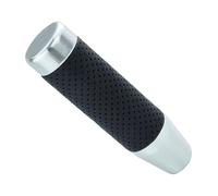Temzzer 5" Long Shift Knob Polished Alloy Heavy Gear Lever Head Car Shifter for Most Manual Automotive Vehicles (Silver)