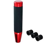 Temzzer 7" Long Car Shift Handle Knob Heavy Alloy Transmission Gear Shifter Lever Knob for Most Manual Automotive Vehicles (Red)