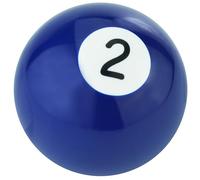 Temzzer Ball Gear Knob Stick Shift Resin Transmisson Shift Lever Knob for Most Manual Automotive Vehicles (Blue 2)