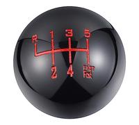 Temzzer Ball Gear Shifter Handle Upper Left R Stick Shift Lever Knob for Most Manual Automotive Vehicles (Black 2)