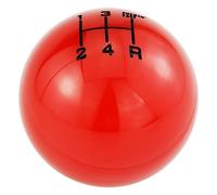 Temzzer Ball Resin Car Gear Lever Shifter Knob 5 Speed Heavy Vehicle Shift Handle Stick Head for Most Manual Automotive Vehicles (Red)