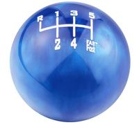 Temzzer Ball Resin Car Gear Lever Shifter Knob 6 Speed Heavy Vehicle Shift Handle Stick Head for Most Manual Automotive Vehicles (Blue)
