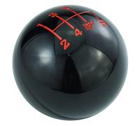 Temzzer Ball Resin Car Gear Lever Shifter Knob 6 Speed Heavy Vehicle Shift Handle Stick Head for Most Manual Automotive Vehicles (Black)