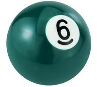 Temzzer Billiard Ball Gear Stick Shift Knob Resin Transmisson Gear Knob for Most Manual Automotive Vehicles (Green 6)