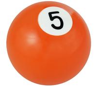 Temzzer Billiard Ball Gear Stick Shift Knob Resin Transmisson Gear Knob for Most Manual Automotive Vehicles (Orange 5)