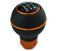 Temzzer Gear Knob 5 Speed Ball Leather Stick Shift Handle for Most Manual Automatic Vehicles