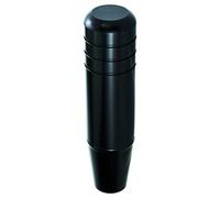 Temzzer Gear Shift Knob 5 Inch Shifter Lever Head Aluminium for Most Manual Automatic Vehicles (Black)