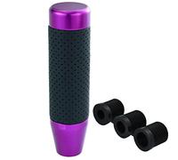 Temzzer Gear Shift Knob 5 Inch Shifter Lever Head Aluminium for Most Manual Automatic Vehicles (Purple)