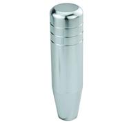 Temzzer Gear Shift Knob 5 Inch Shifter Lever Head Aluminium for Most Manual Automatic Vehicles (Silver)