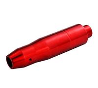 Temzzer Gear Shift Knob Long Button Car Shift Handle Aluminum Shift Lever Head Replacement for Most Automatic Vehicles (Red)