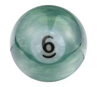 Temzzer Gear Shifter Knob Billiard Shapes Shift Stick Lever Handle Resin Gear Shift Handle for Most Manual Automatic Vehicles M10x1.5 M10x1.25 M8x1.25 (Green 6)