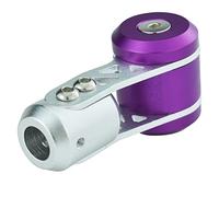 Temzzer Gear Stick Knob T Shaped Car Gear Shifter Head Aluminum Shift Lever Knob for Most Manual Automatic Vehicles (Purple)
