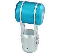 Temzzer Gear Stick Knob T Shaped Car Gear Shifter Knob Aluminum Shift Lever Knob for Most Manual Automatic Vehicles (Light Blue)