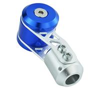 Temzzer Gear T Shaped Car Gear Shifter Aluminum Shift Lever Knob for Most Manual Automatic Vehicles (Blue)