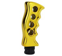 Temzzer Grip Handle Resin Car Gear Shift Handle Lever Knob Heavy Vehicle Lever Stick Shifter for Most Manual Automotive Vehicles (Gold)