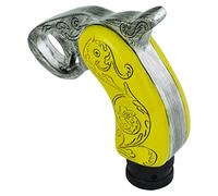 Temzzer Grip Handle Shifter Handle Knob Heavy Resin Car Gear Shifter Lever Stick for Most Manual Automotive Vehicles (Yellow)