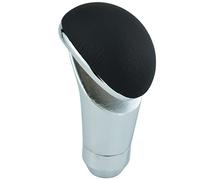 Temzzer Leather Gear Shift Knob Transmission Lever Stick Handle Light Shifter Head for Most Manual Automotive Vehicles (Black)
