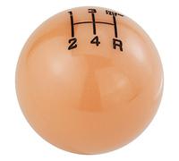 Temzzer Luminous Ball Resin Car Gear Lever Shifter Knob 5 Speed Heavy Vehicle Shift Handle Stick Head for Most Manual Automotive Vehicles (Orange)