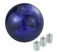 Temzzer Shift Gear knob Ball Shifter Stick Handle Resin Round Transmisson Stick Head for Most Manual Automatic Vehicles (Purple)