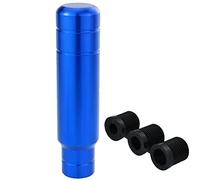 Temzzer Shift Knob 5 in Aluminum Car Gear Shifter Head Weighted Grip Stick Handle for Most Manual Automatic Vehicles (Blue)