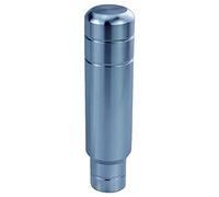 Temzzer Shift Knob 5 in Aluminum Car Gear Shifter Head Weighted Grip Stick Handle for Most Manual Automatic Vehicles (Grey)