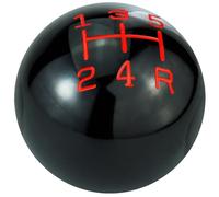 Temzzer Shift Knob Ball Gear Stick Resin Shifter Knob for Most Manual Automotive Vehicles (Black 3)