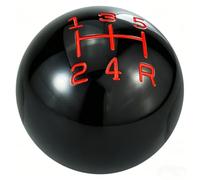 Temzzer Shift Knob Ball Gear Stick Resin Shifter Knob for Most Manual Automotive Vehicles (Black 3)